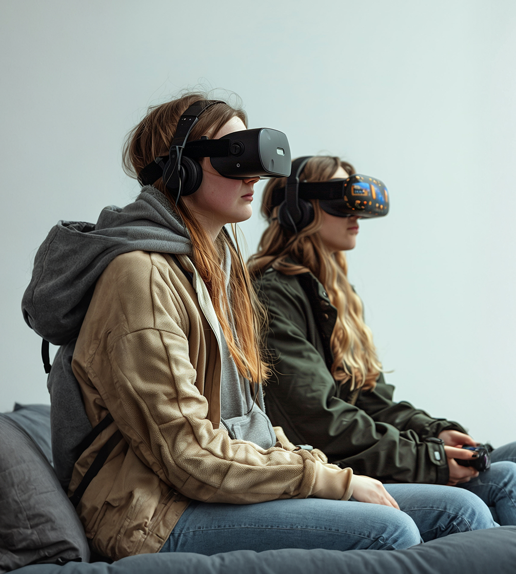 Supporters using virtual reality to meet rescued animals